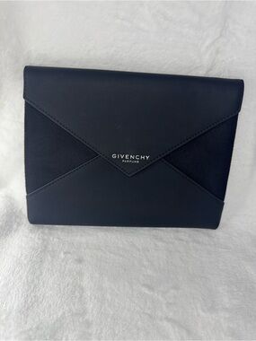 Givenchy Black Envelope Clutch with Silver Logo ‼️No Box‼️